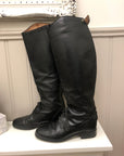 Ariat Ladies Black Leather Tall Boots - 7.5 Full