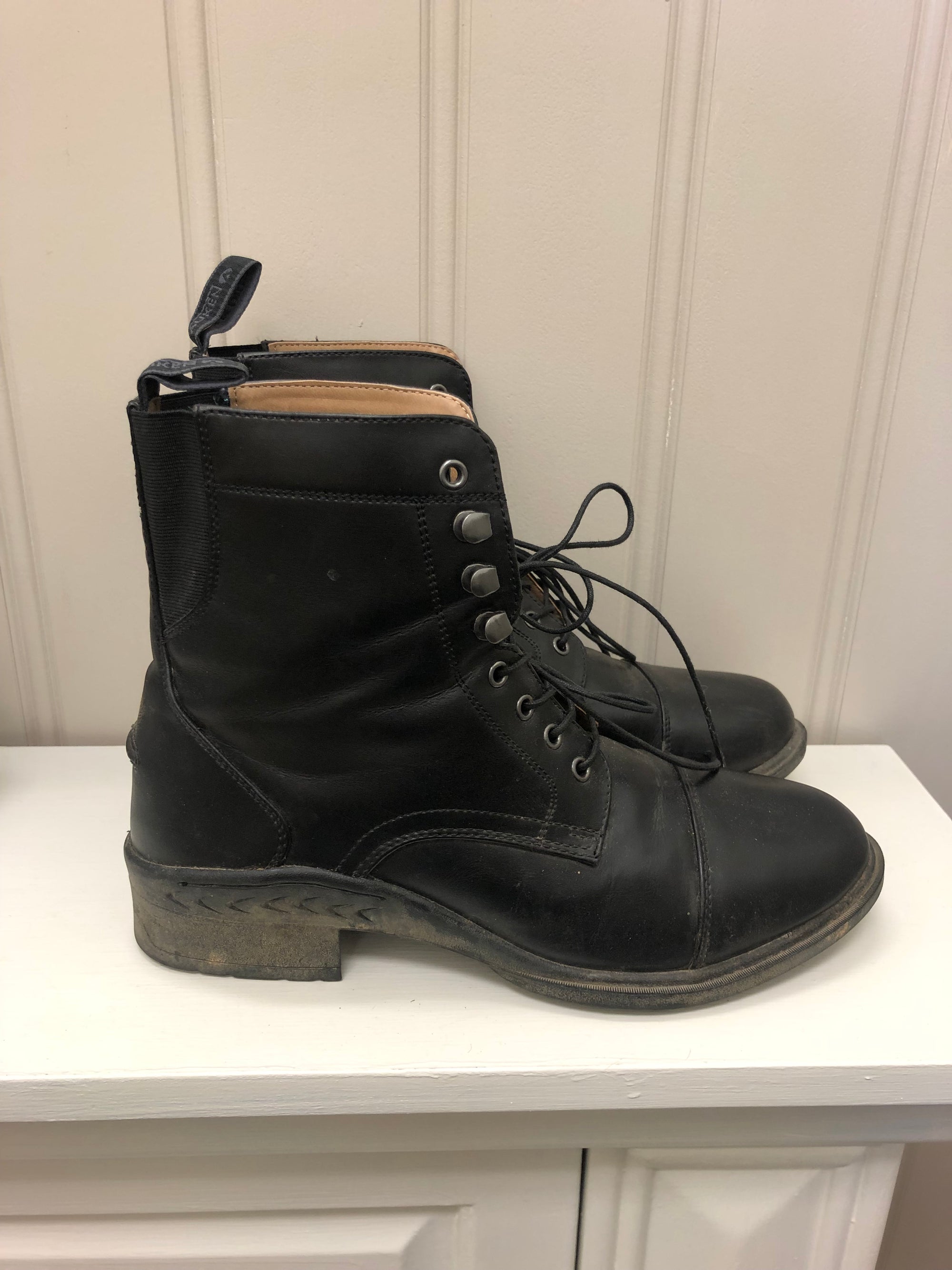 Auken Classic Paddock Lace Up Boots - 10