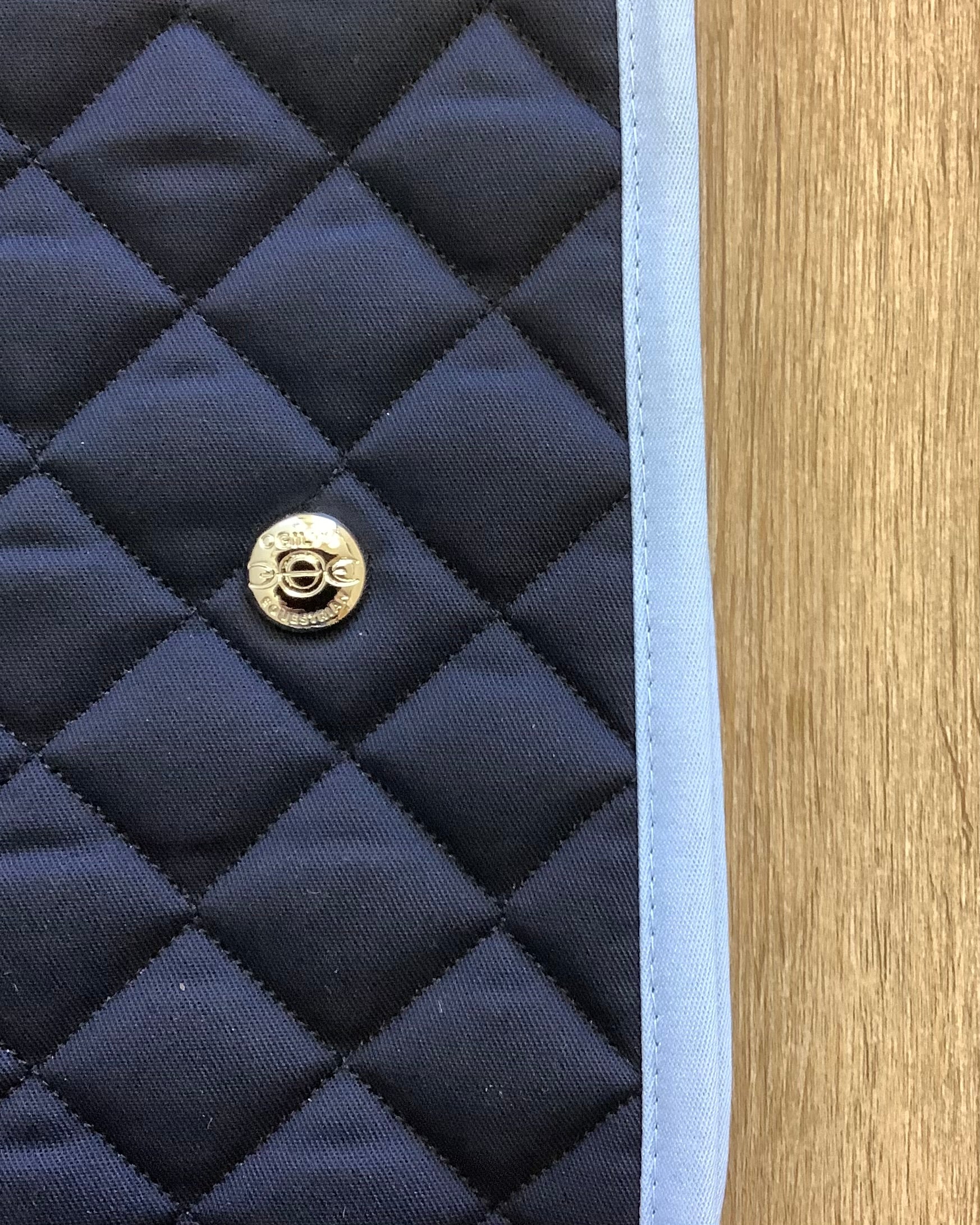 Ogilvy Jumper Profile Pad (Navy/Baby Blue Binding)