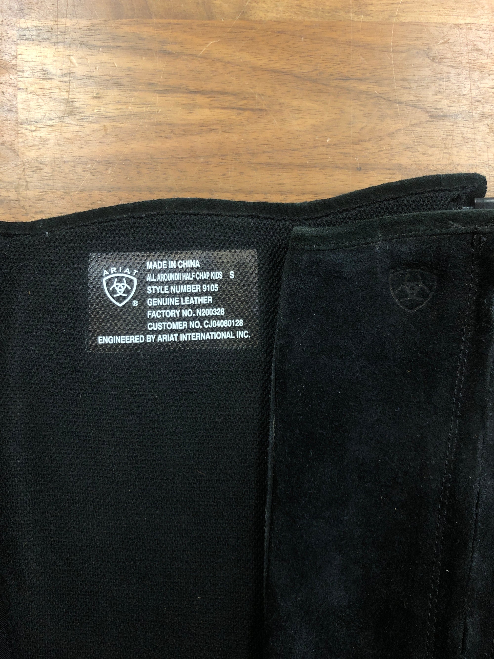 Fine Used Ariat Suede Kids Half Chaps - Horse & Hound Tack Shop 