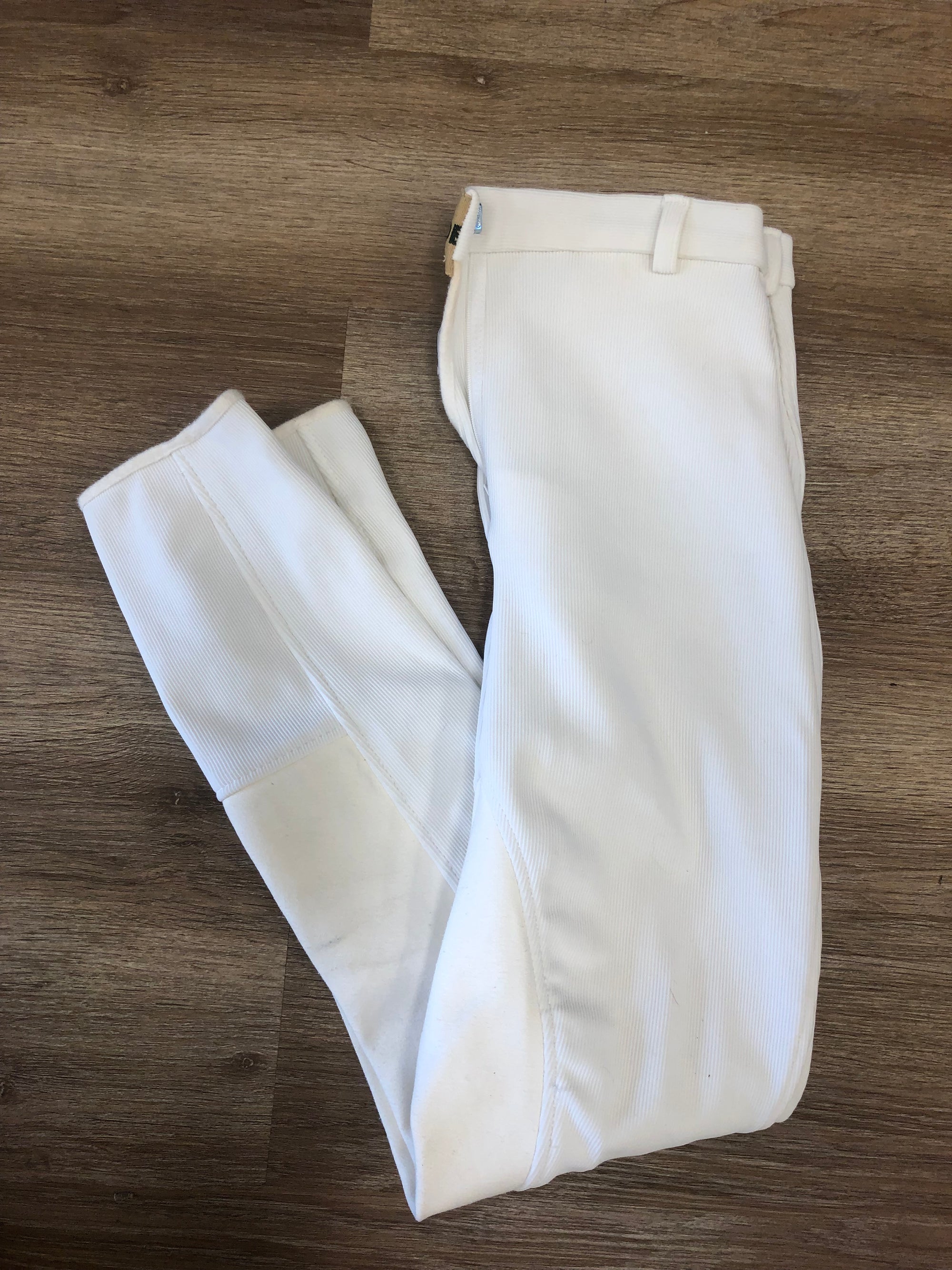 Global Equestrian White FS Breeches - 40L
