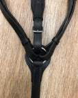 Black Leather Breastplate w/ Running Martingale - XF