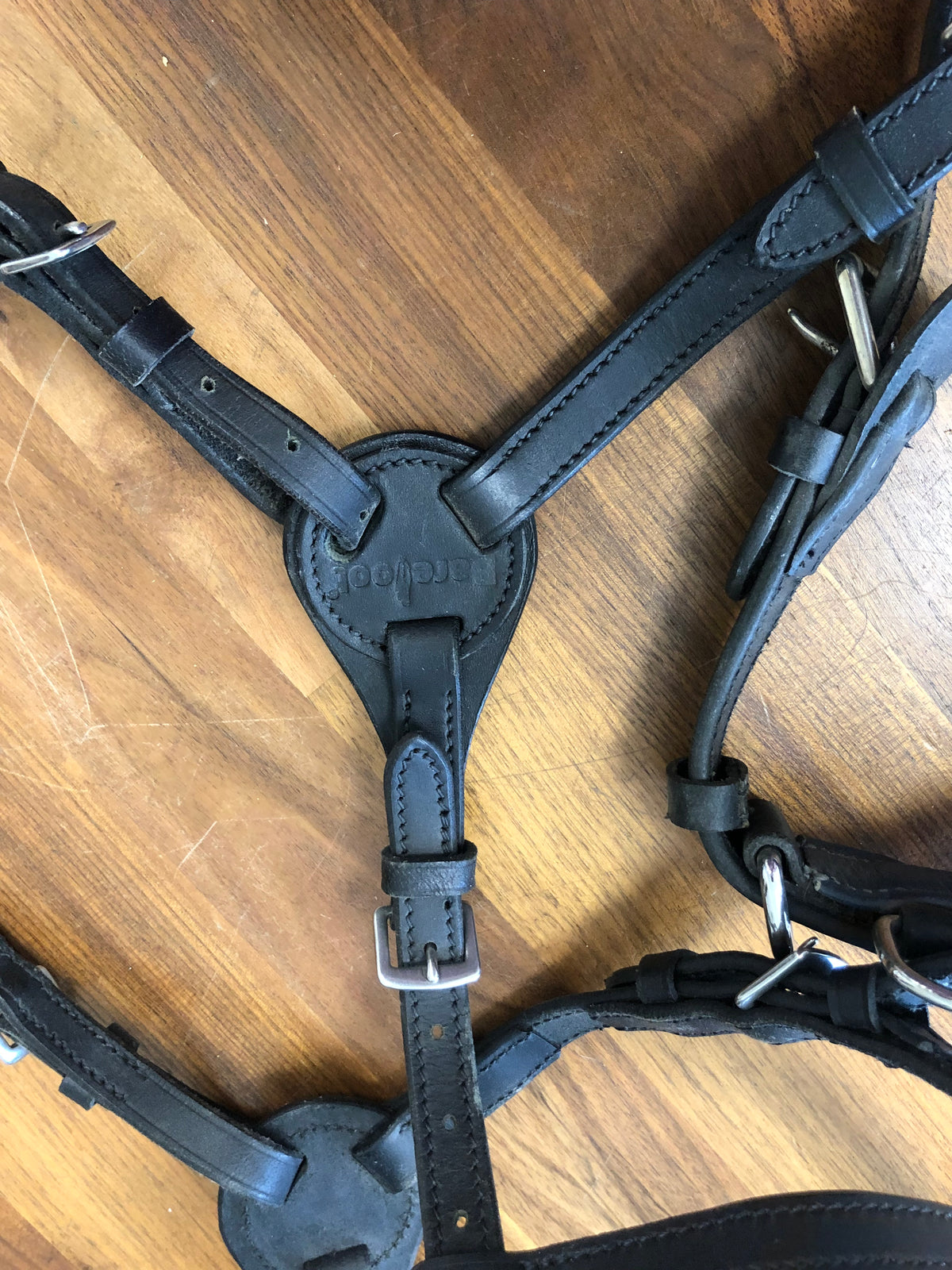 Barefoot Black Leather Cavasson