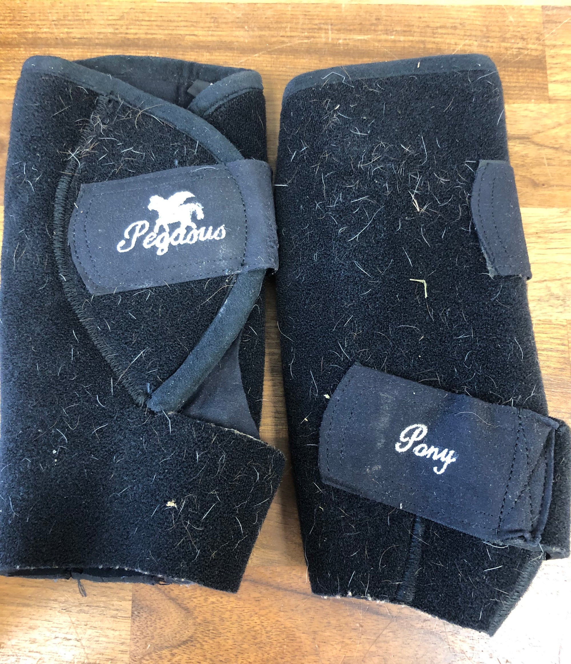 Pegasus Black Neoprene Boots - Pony