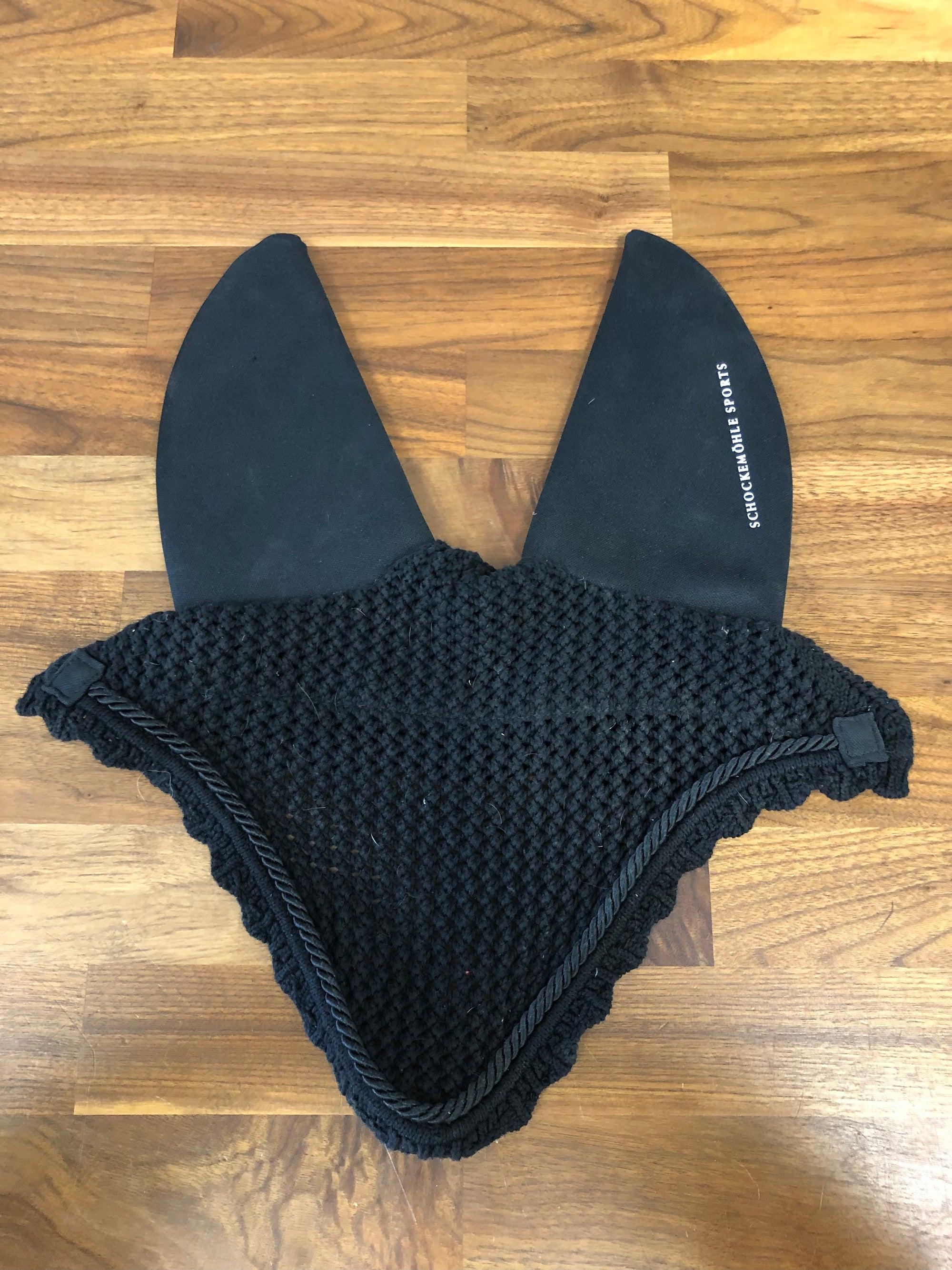 Fine Used Schockemohle Soundproof Fly Bonnet Full Black