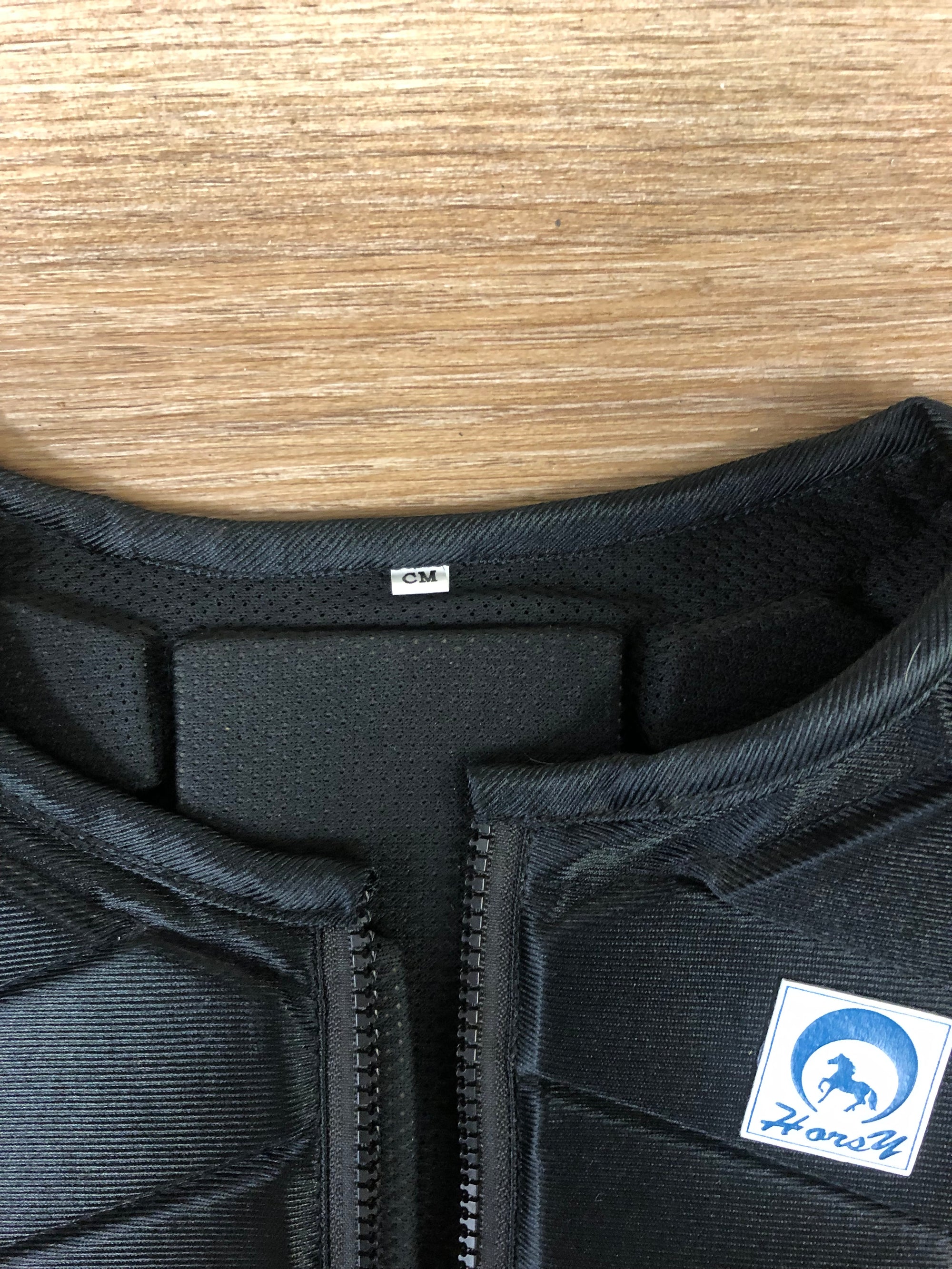 Kids Black Safety Vest - M