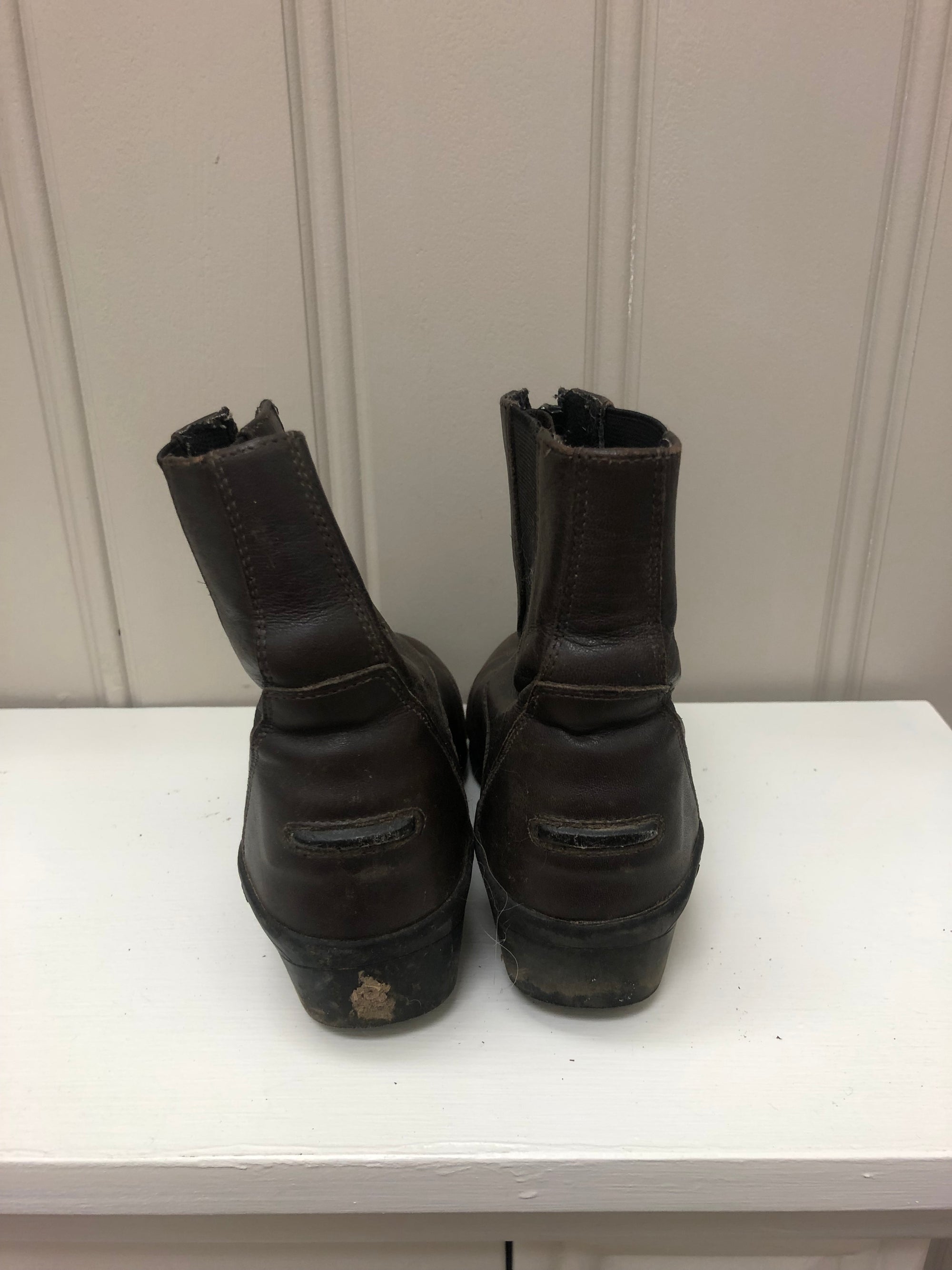 Kids Old West Zip Up Paddock Boot - 11