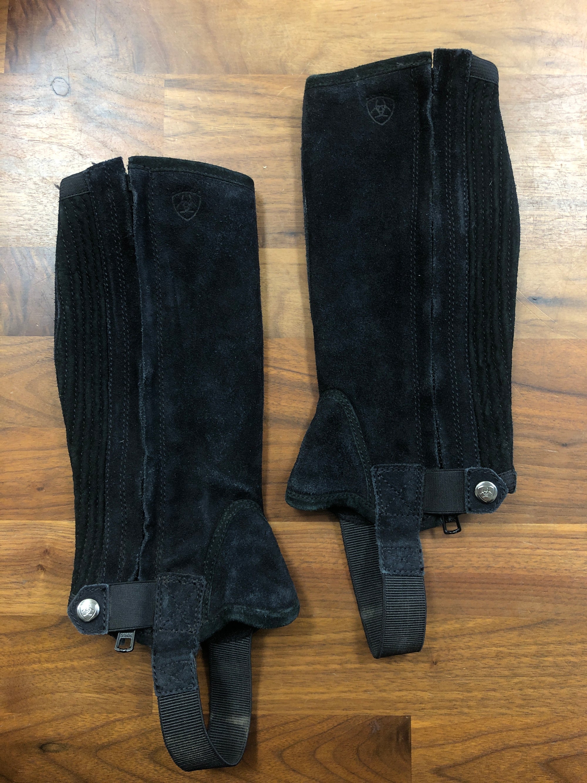 Fine Used Ariat Suede Kids Half Chaps - Horse & Hound Tack Shop 