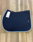 Ogilvy Jumper Profile Pad (Navy/Baby Blue Binding) - Horse & Hound Tack Shop 