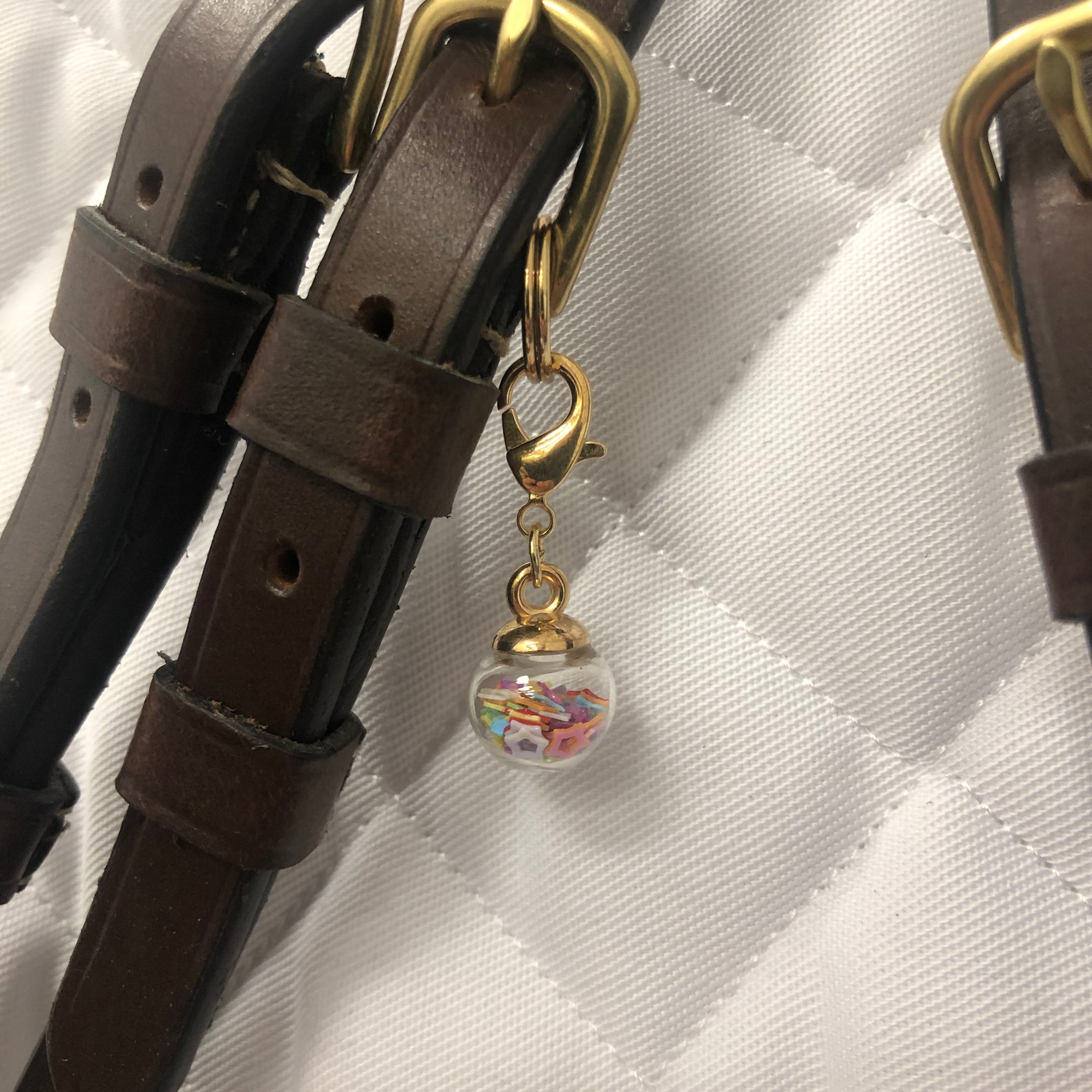 Leads N Beads Gold Bridle Charms - Horse &amp; Hound Tack Shop 