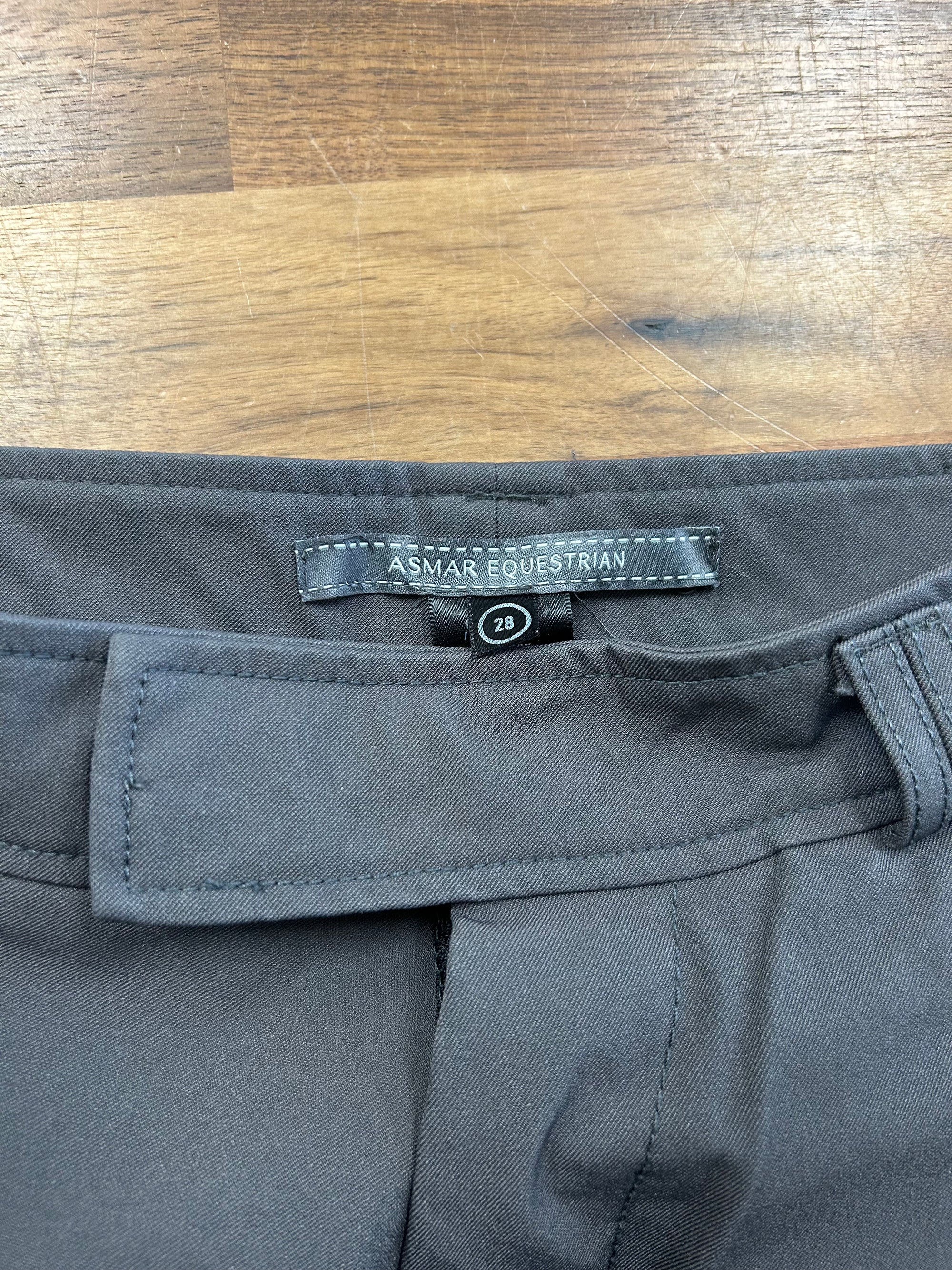 Asmar Equestrian Dark Grey KP Breech