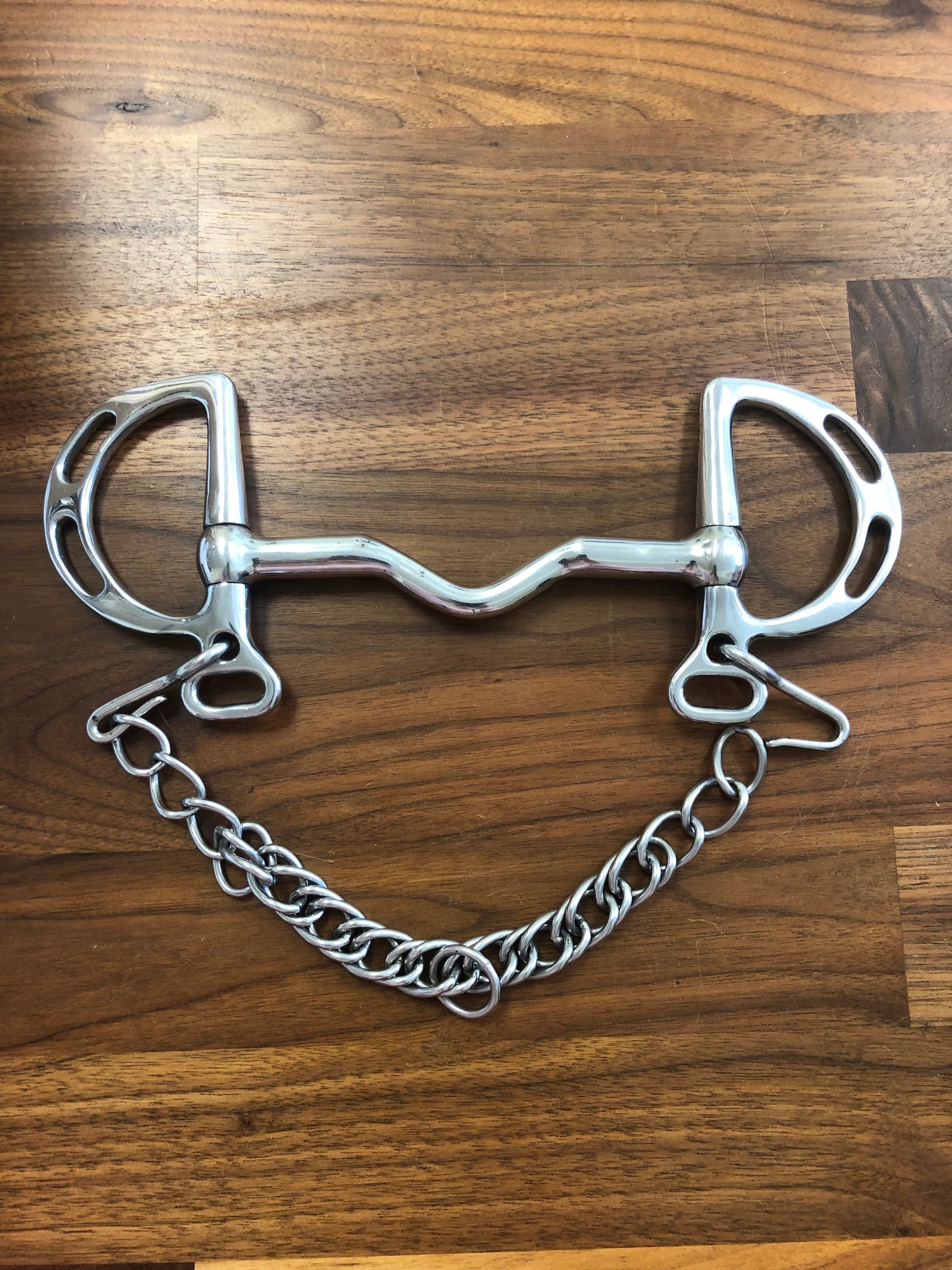 Low Port Kimberwick Bit w/ Chain - 5”