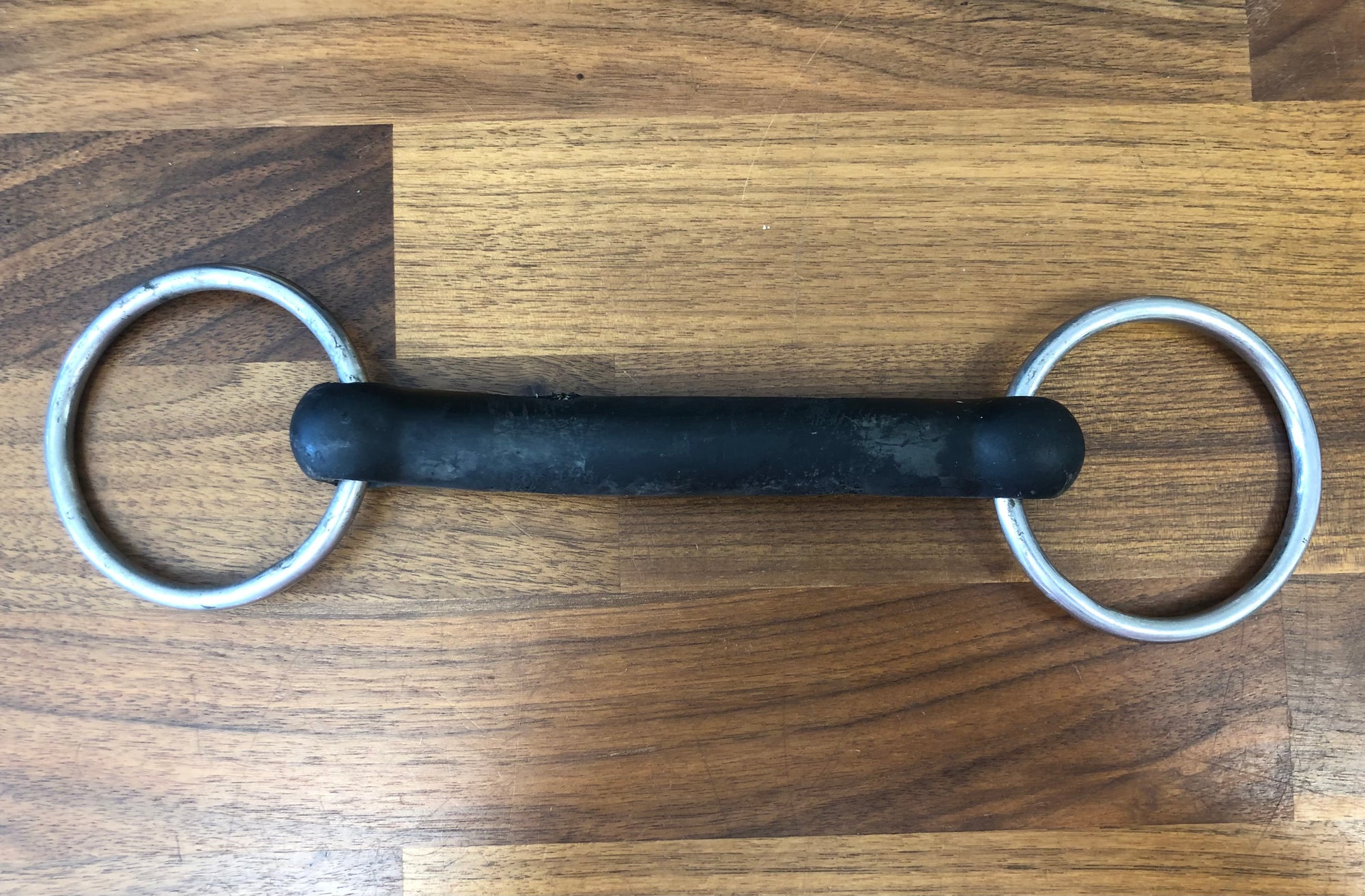 Loose Ring Rubber Mullen Mouth 5.5” Bit