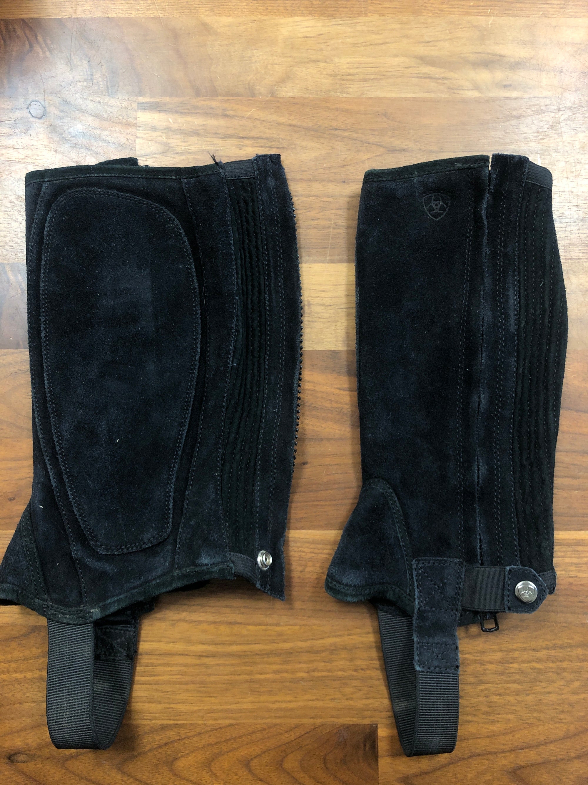 Fine Used Ariat Suede Kids Half Chaps - Horse & Hound Tack Shop 