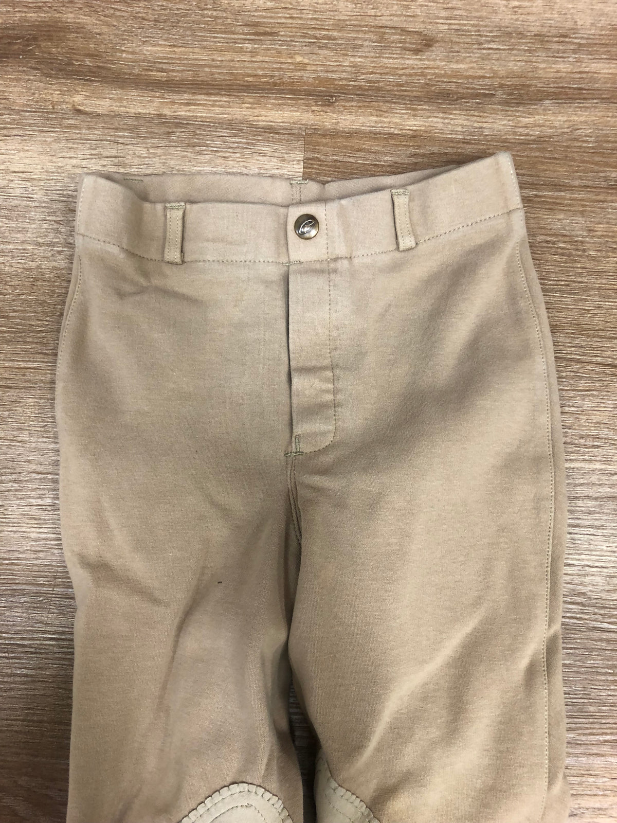 Kids Elation Tan KP Breech - 14 - Horse & Hound Tack Shop 