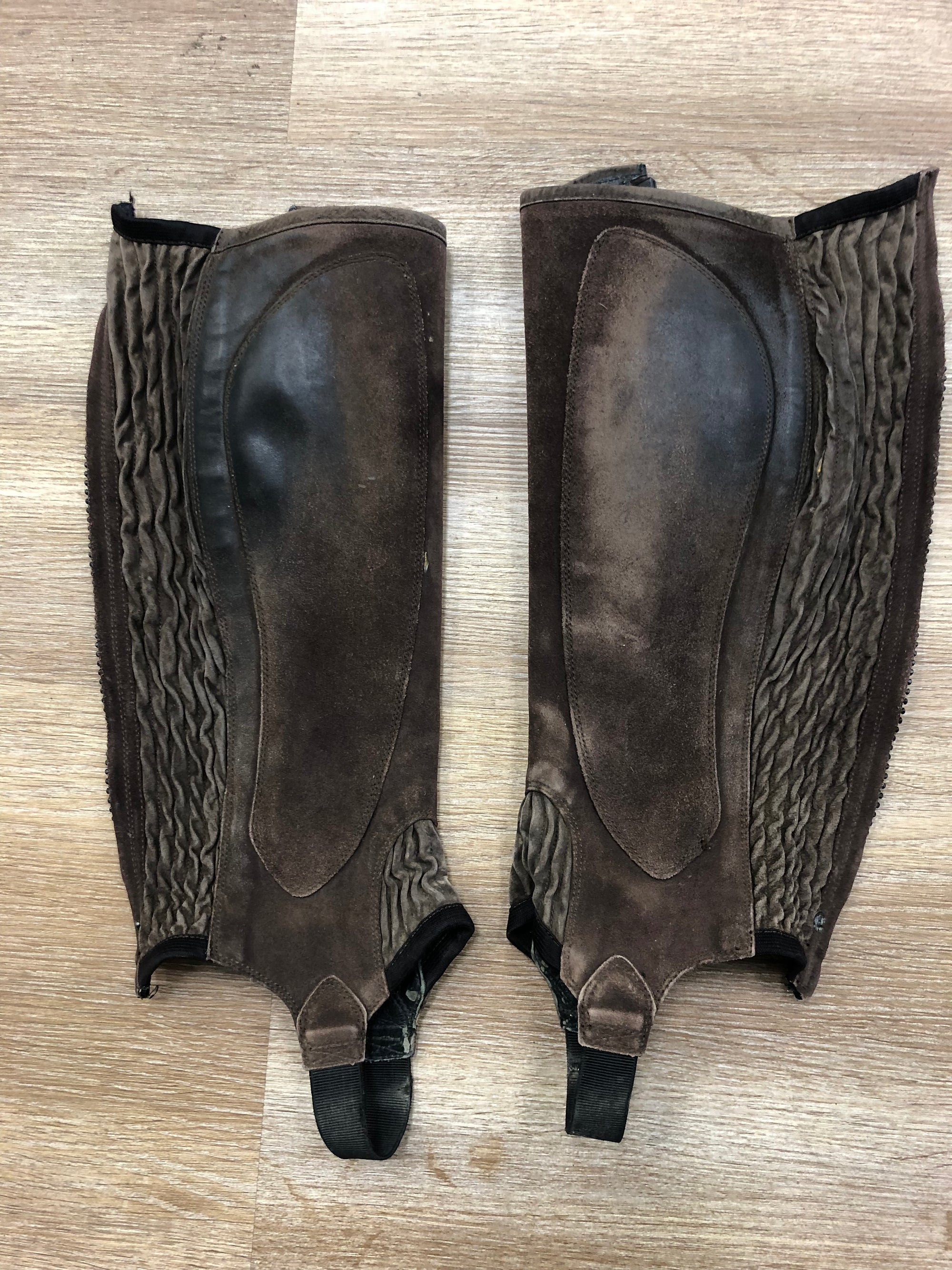 Ariat Brown All Around Leather Half Chaps - XS