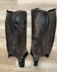 Ariat Brown All Around Leather Half Chaps - XS