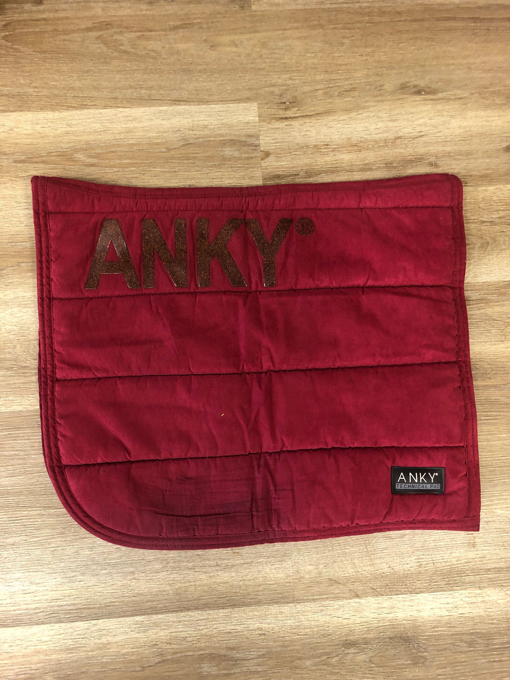 ANKY Dark Red Technical Dressage Pad