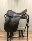 Fine Used 18” Schleese Brown Dressage Saddle & 26” Girth