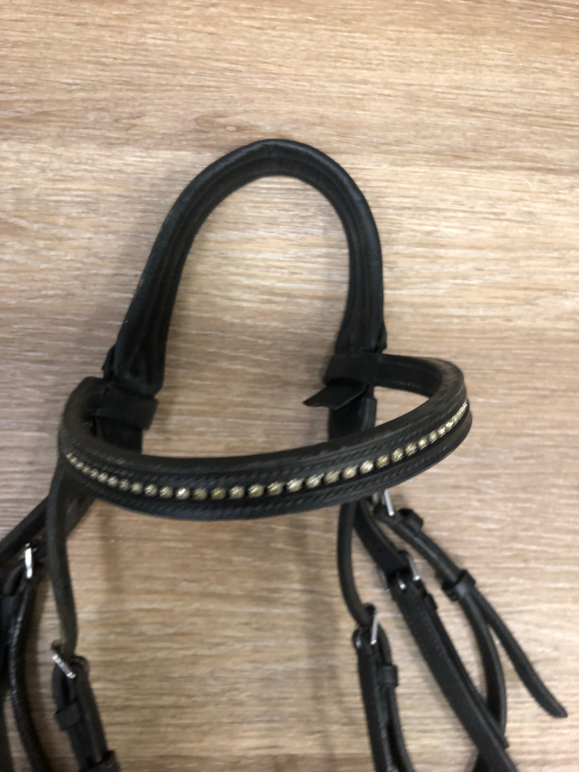 Black Passier Bridle w/ Sparkly Browband