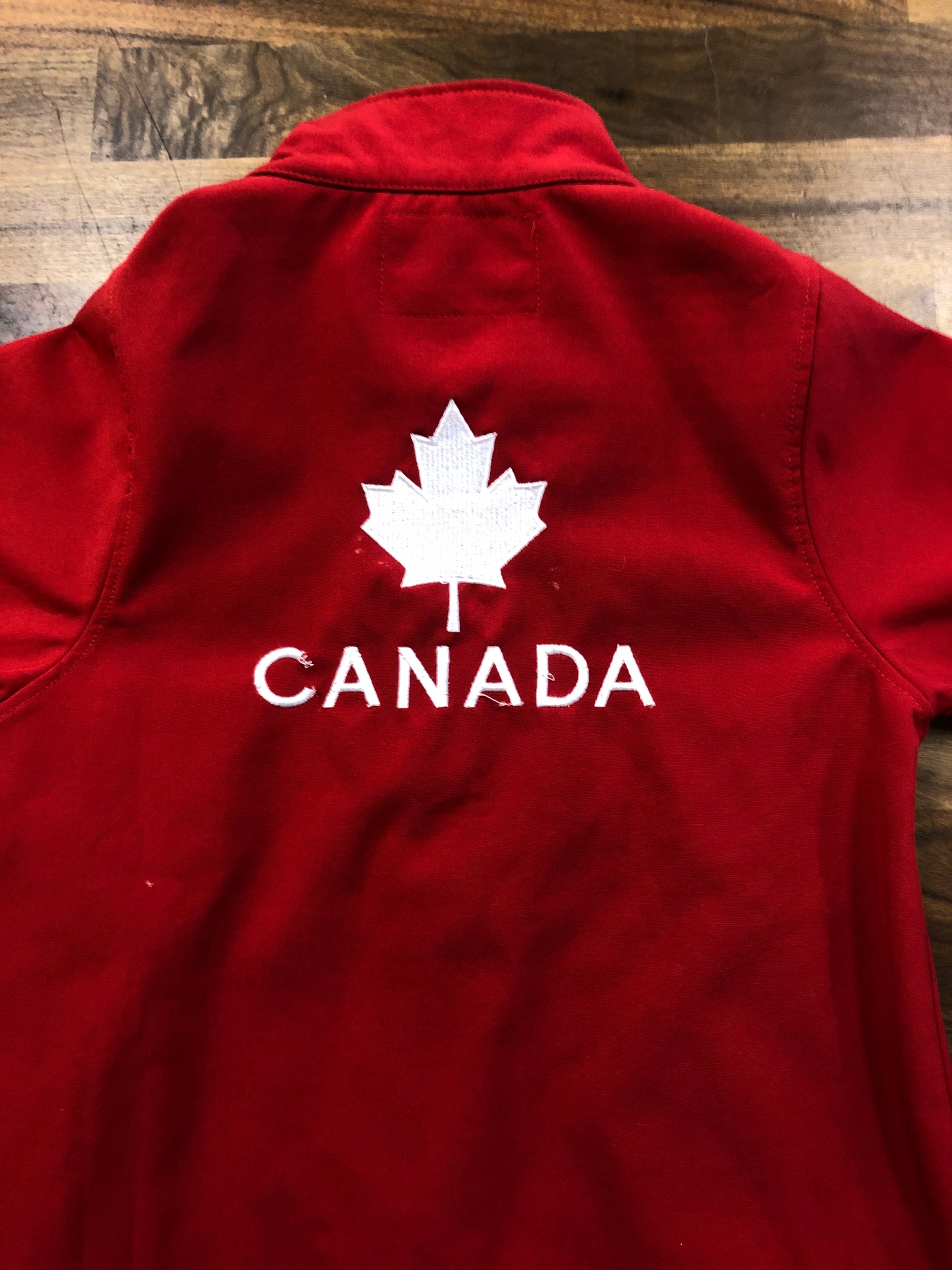 Tempo Red Canada Soft Shell Jacket - Kids S