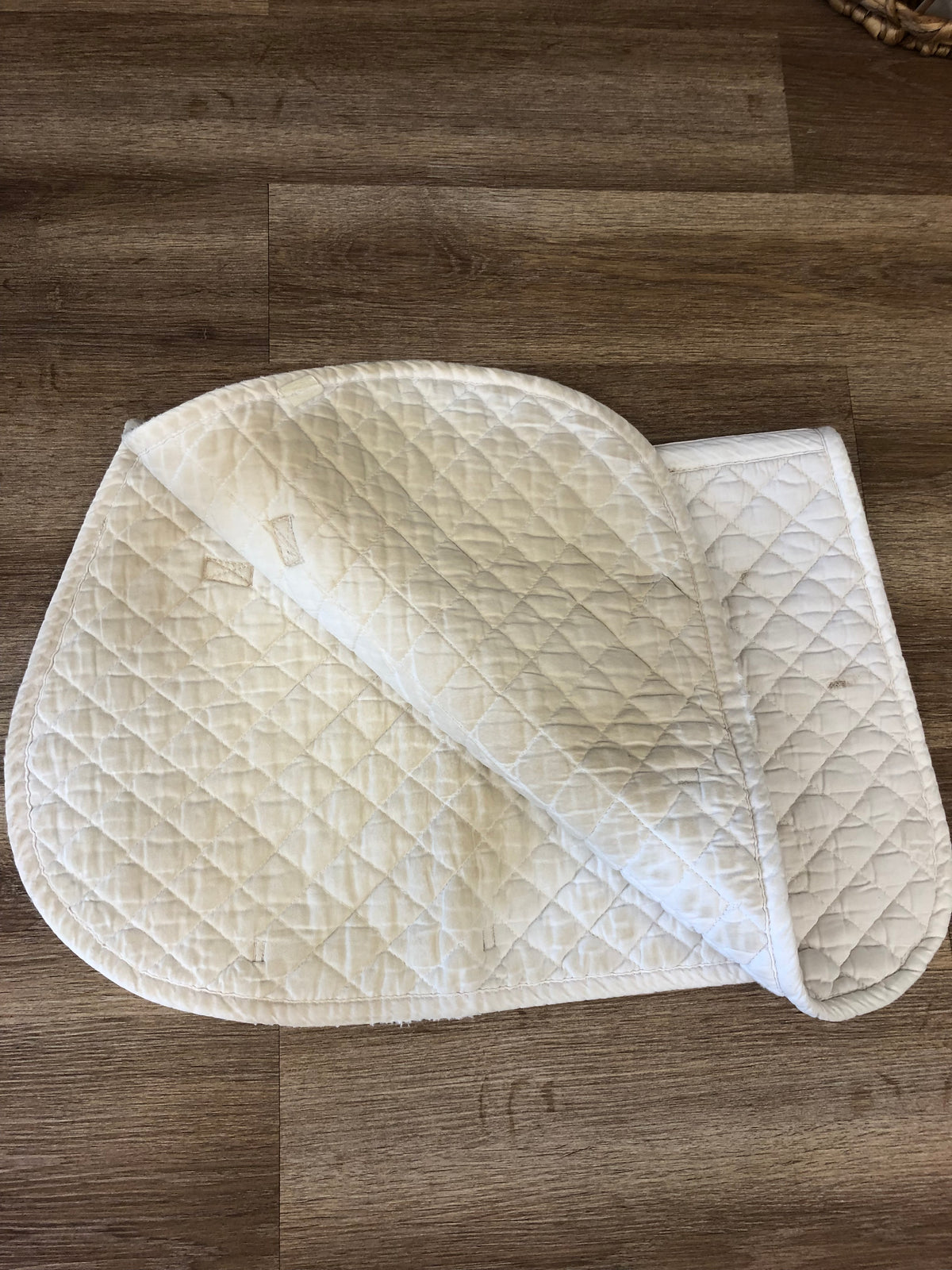 Dover AP Saddle Pad White - Horse &amp; Hound Tack Shop 