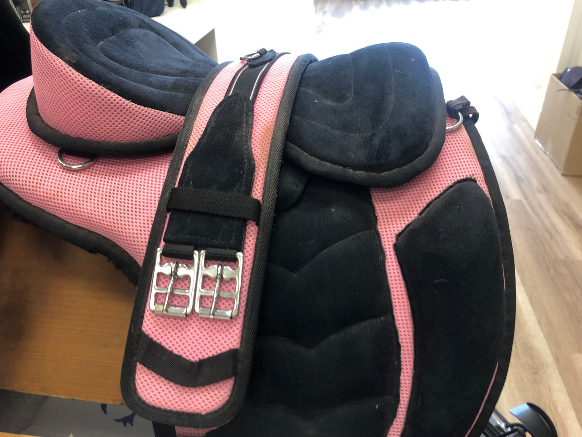 Pink Treeless Pony Saddle