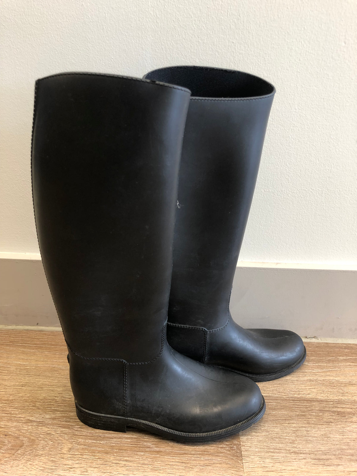 Decathlon Rubber Riding Boots - 6 - Horse &amp; Hound Tack Shop 