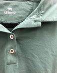 Aerion Moss Green Short Sleeve Polo - S