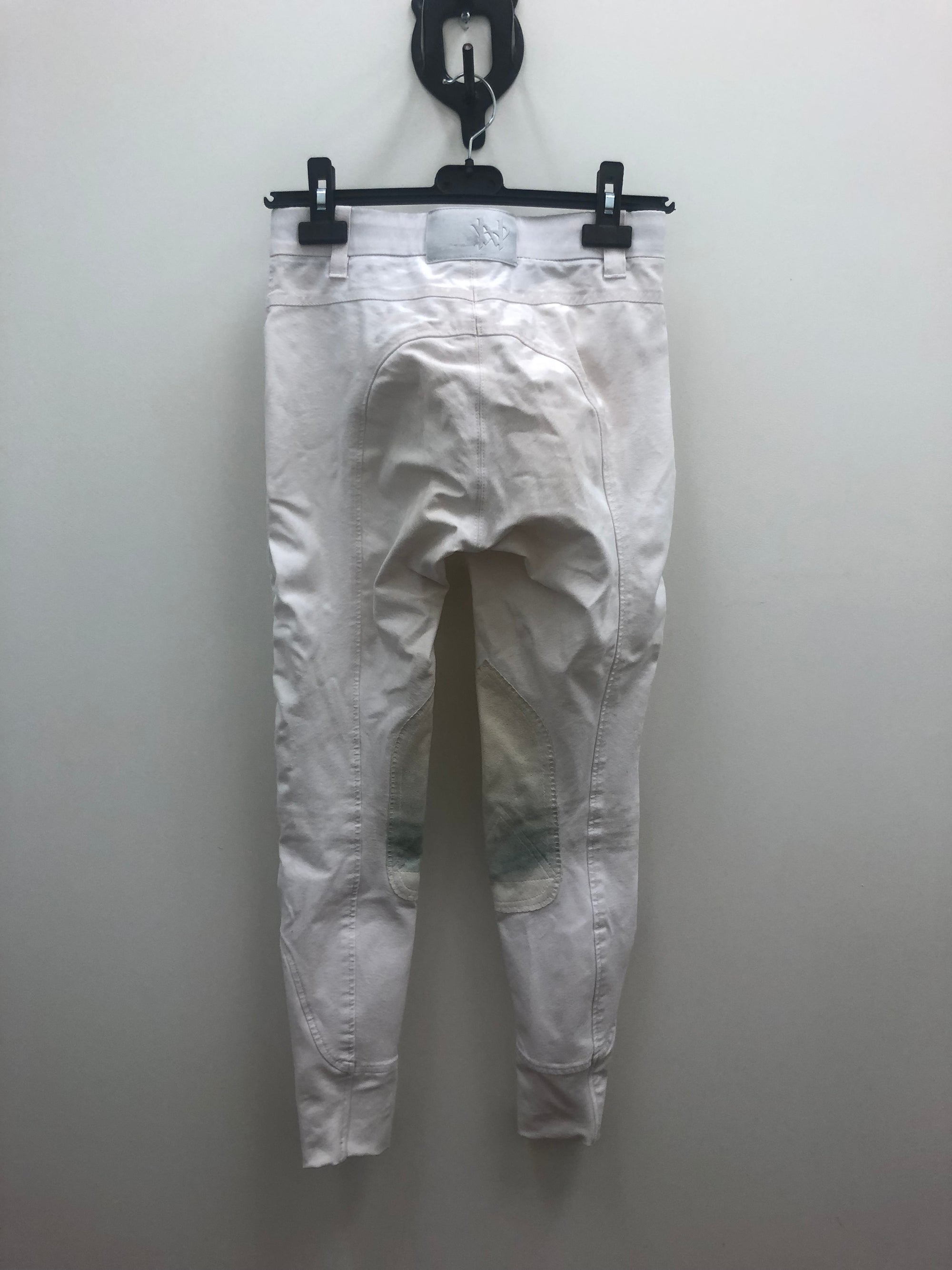 Fine Used Horseware White Suede KP Breech - 24