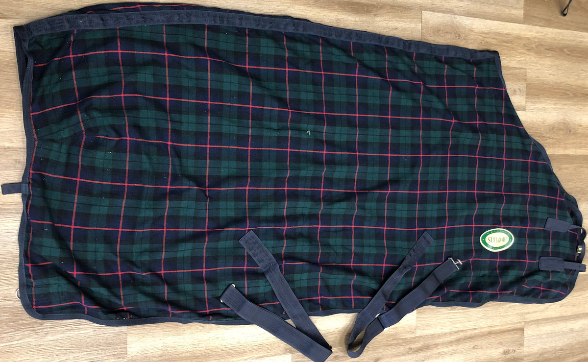 Plaid Cotton Stable Sheet