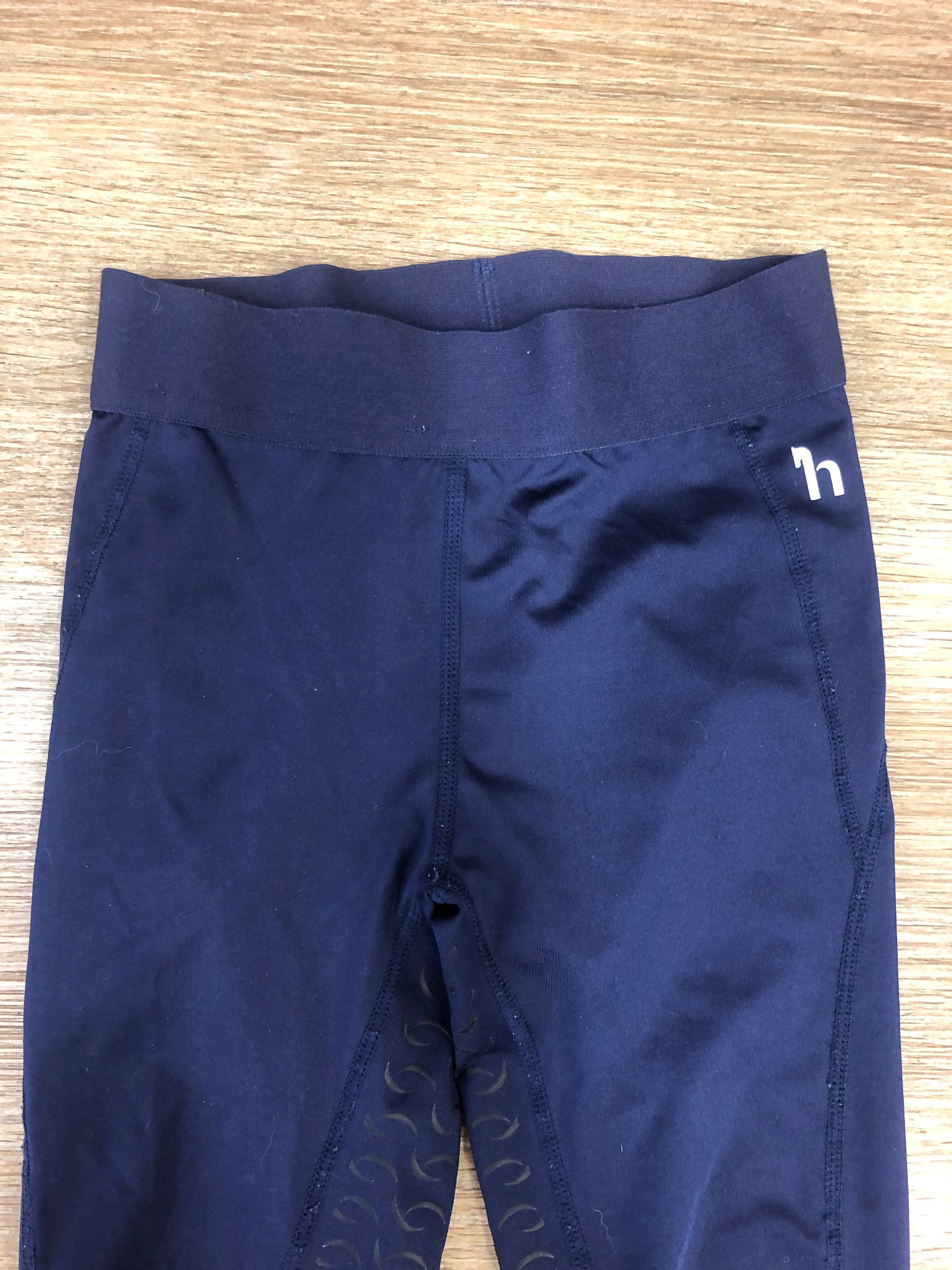 Kids Horze Navy FS Tights - JR S