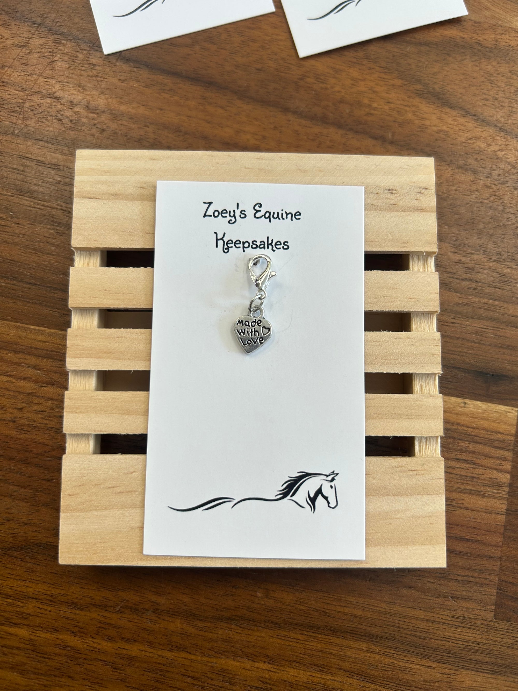 Zoey’s Equine Keepsakes Bridle Charms - Horse & Hound Tack Shop 