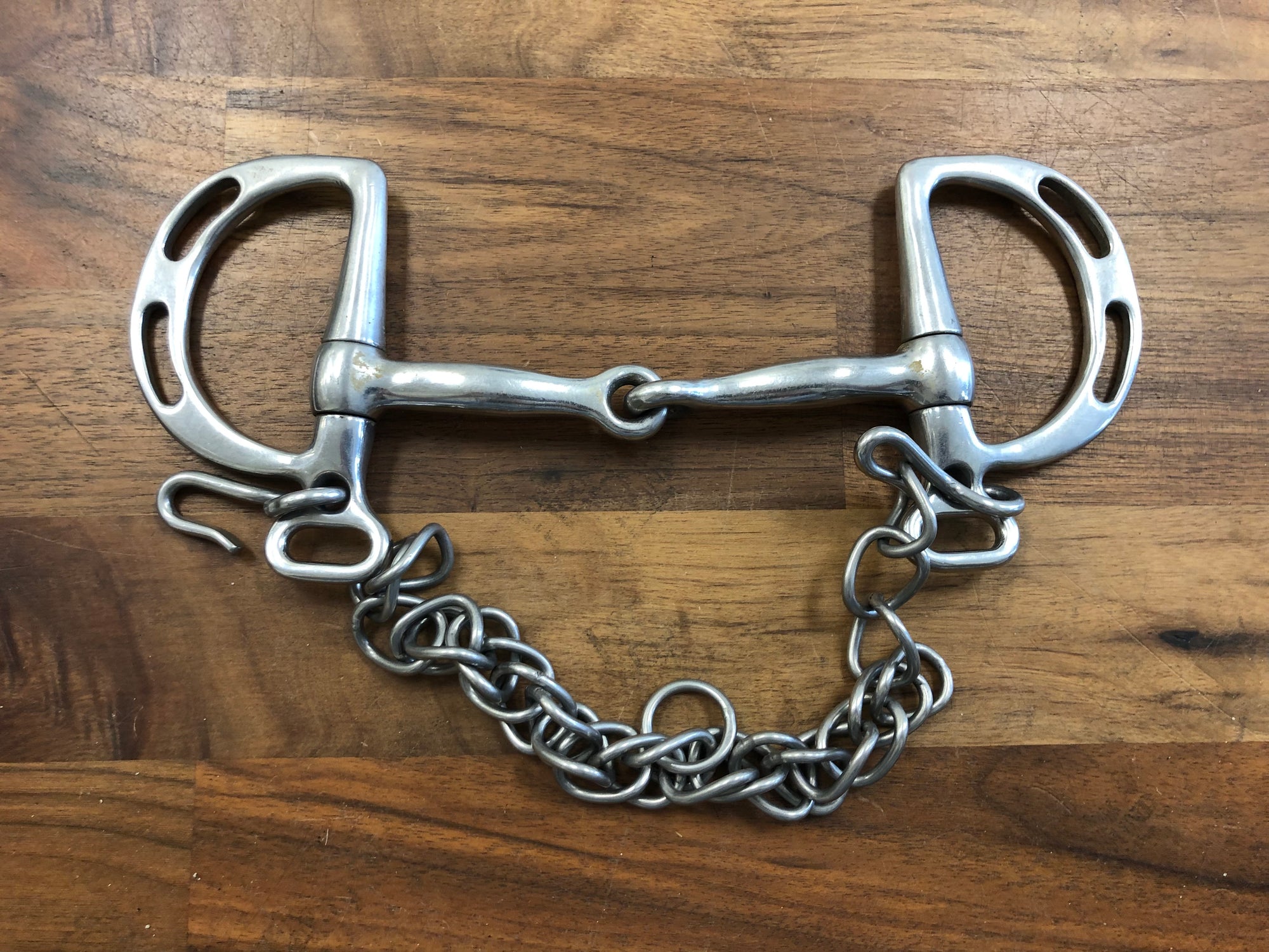 Single Jointed Kimberwick Bit w/ Chain - 5”