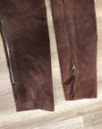 Brown Suede Full Chaps