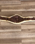‘M’ Leather & Fleece Bellyguard Girth - 53” - Horse & Hound Tack Shop 