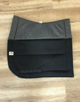 EcoGold Black Secure Fit Dressage Pad