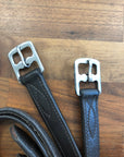 Brown Nylon Lined Stirrup Leathers - 54”