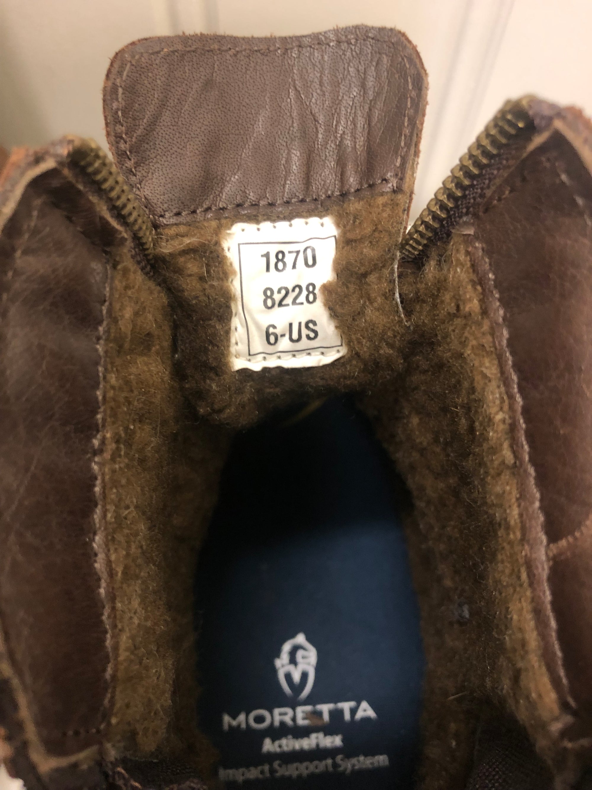 *Like New* Shires Moretta Emilia Zip Up Fur Lined Boots - 6