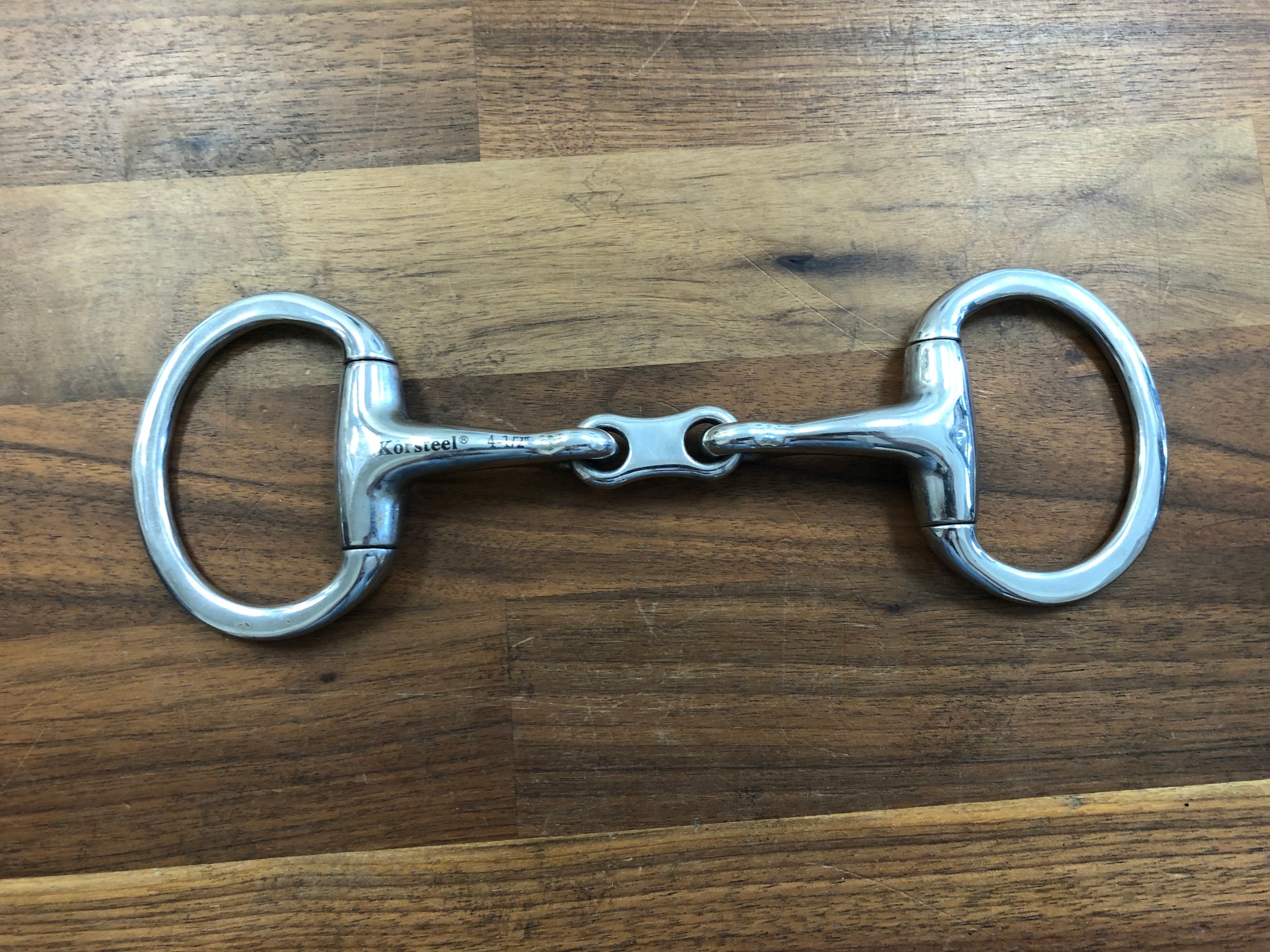 Korsteel French Link Eggbutt Snaffle Bit - 4.5”