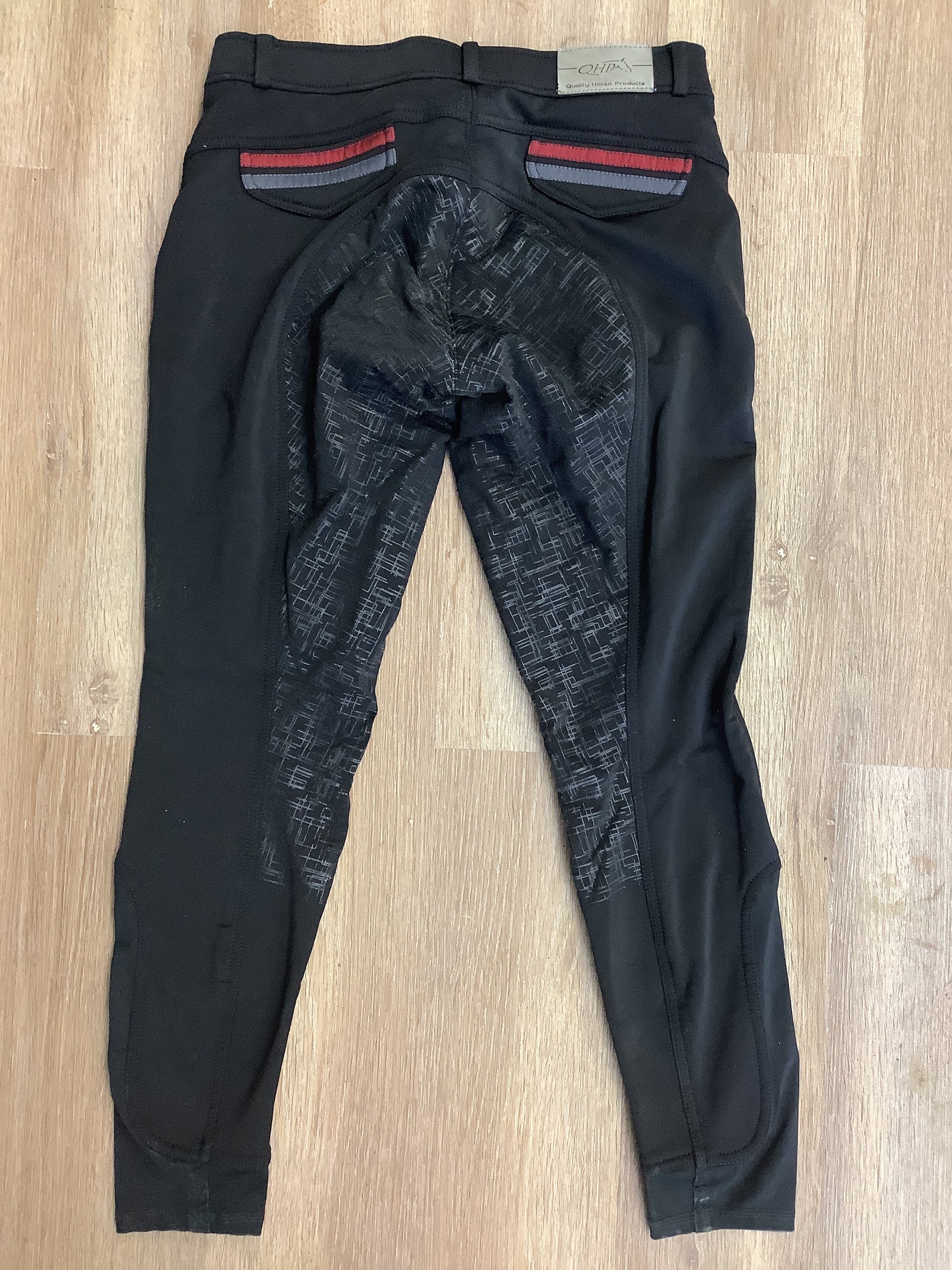 Fine Used QHP Softshell winter Breeches, M/L UK 12 - Horse & Hound Tack Shop 