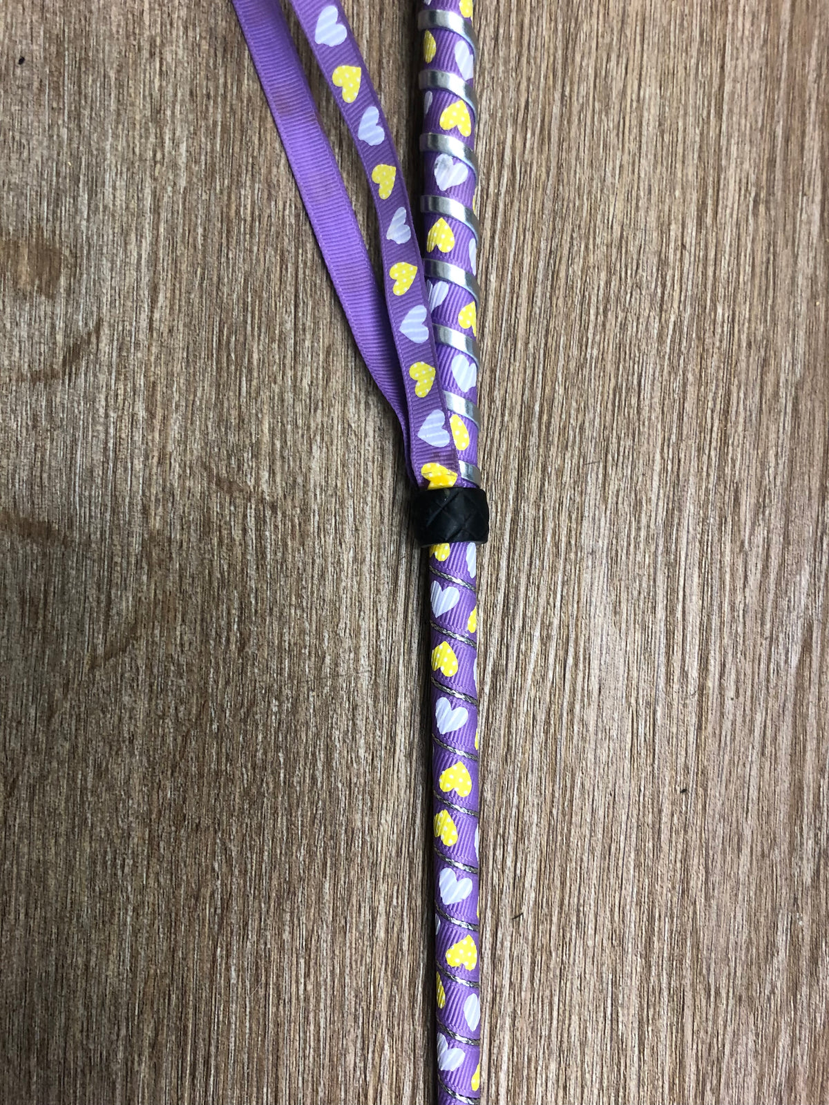 Purple w/ Hearts Jump Crop
