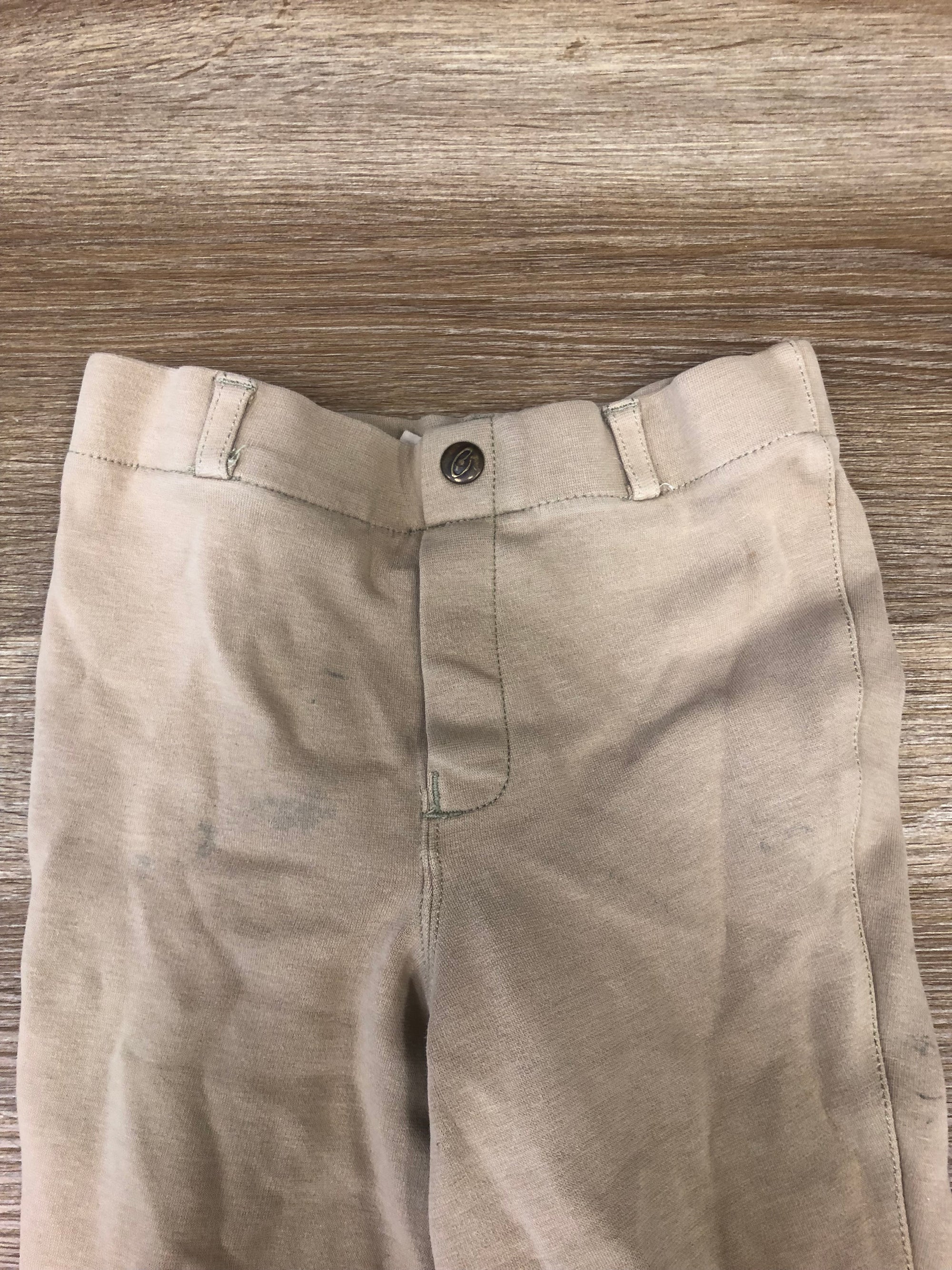 Kids Elation Tan KP Breech w/ Jodhpur Straps - 10