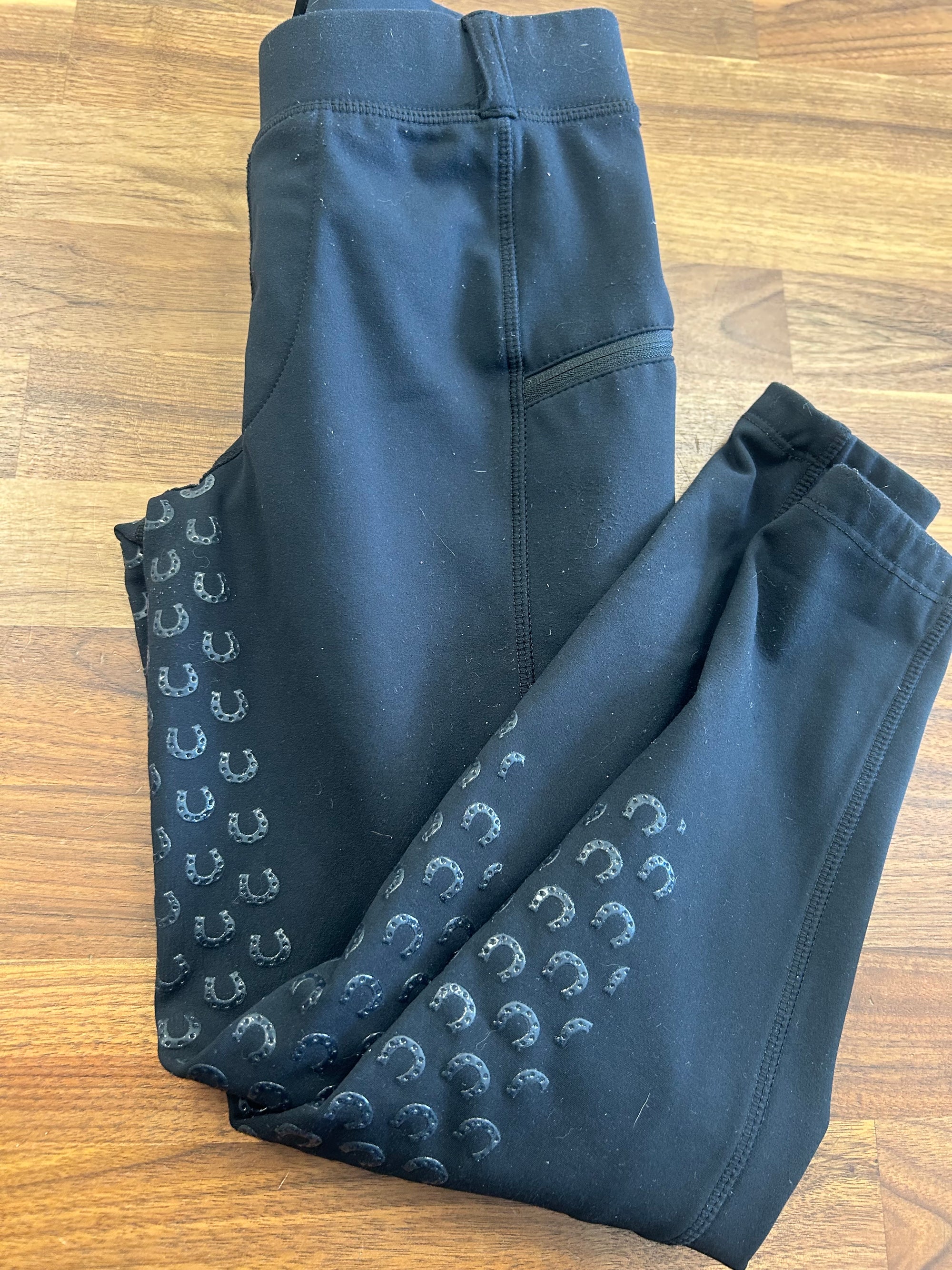 Kids Fitsu Black Silicone FS Breech - Horse & Hound Tack Shop 