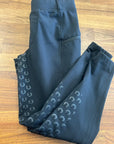 Kids Fitsu Black Silicone FS Breech - Horse & Hound Tack Shop 