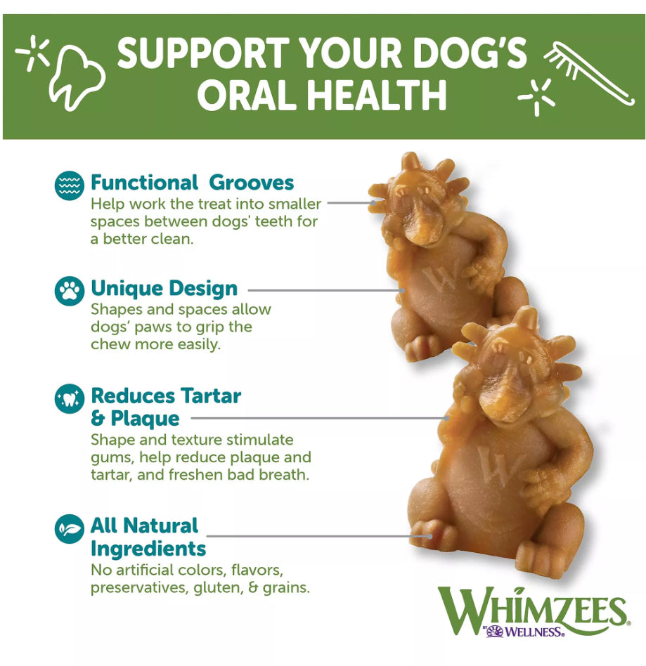 Whimzees Hedgehog Dental Dog Chew - Horse & Hound Tack Shop 