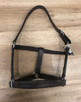 Fine Used Brown Leather Halter w/ Name Plate - Cob