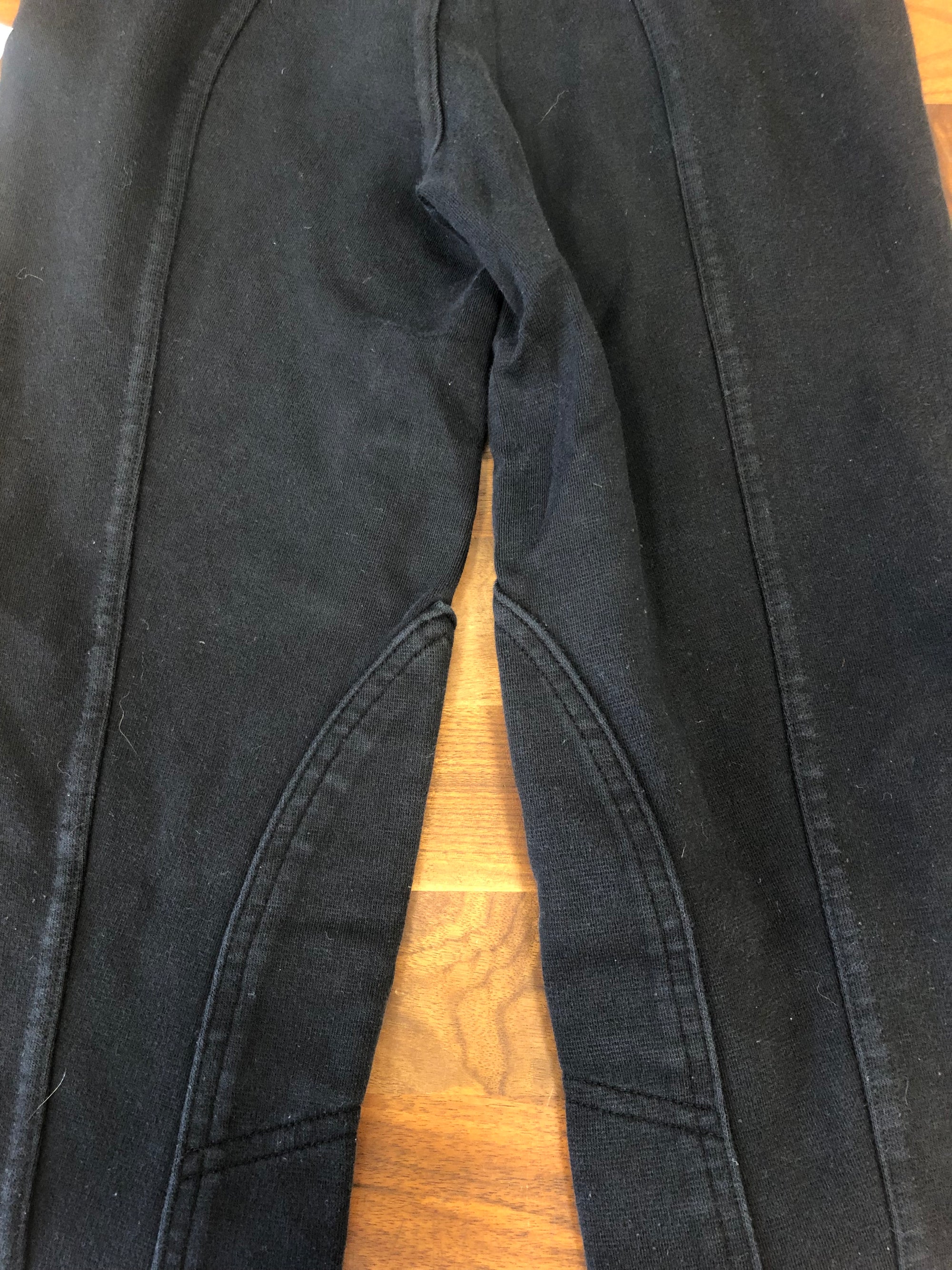 Fouganza Decathlon 100 Jr Black Breeches - Kids 12