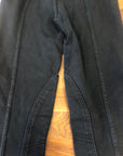 Fouganza Decathlon 100 Jr Black Breeches - Kids 12