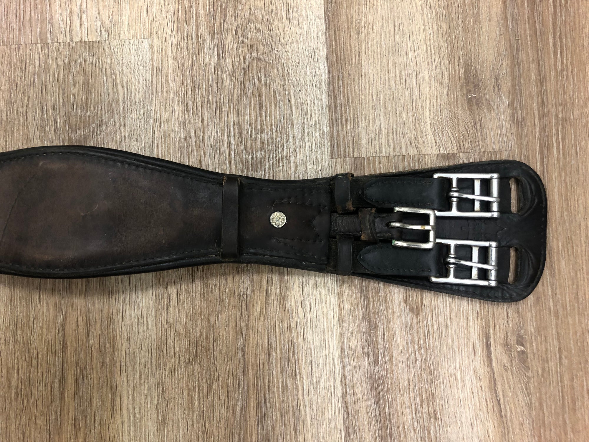 Fine Used 18” Schleese Brown Dressage Saddle &amp; 26” Girth